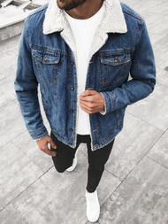 Kurtka męska jeans niebieska OZONEE JB/JP1156Z