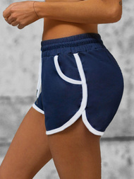 Spodenki dresowe damskie granatowe OZONEE JS/8K208/25