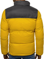 Kurtka zimowa męska pikowana camelowa jb/jp1186/4