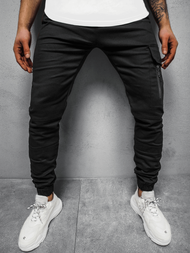 Штани чоловічі джоггери Чорнi OZONEE O/11104