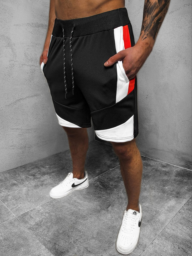 Шорти чоловічі Чорнi OZONEE JS/KS2602