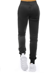 Spodnie dresowe damskie czarne OZONEE JS/JK88112