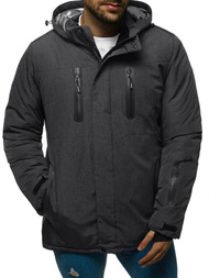 Kurtka zimowa męska grafitowa OZONEE O/9804