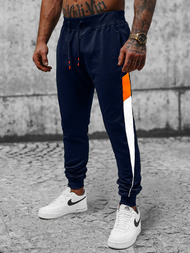 Штани спортивні чоловічі tемно-cинi OZONEE JS/8K176