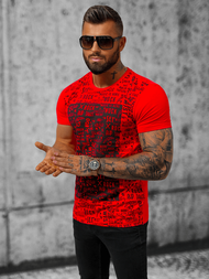 Футболка Чоловіча Червоний OZONEE O/T122/18Z