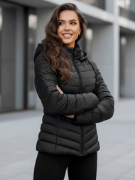 Куртка жіноча чорна OZONEE JS/11Z8226Z