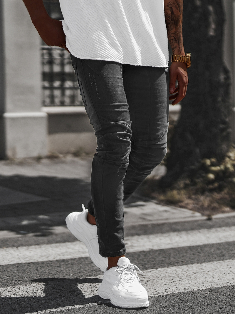 Чоловічі джинси Чорнi OZONEE NB/MP0025N