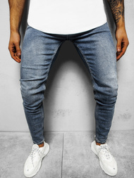 Spodnie jeansowe męskie niebieskie OZONEE E/1241SP