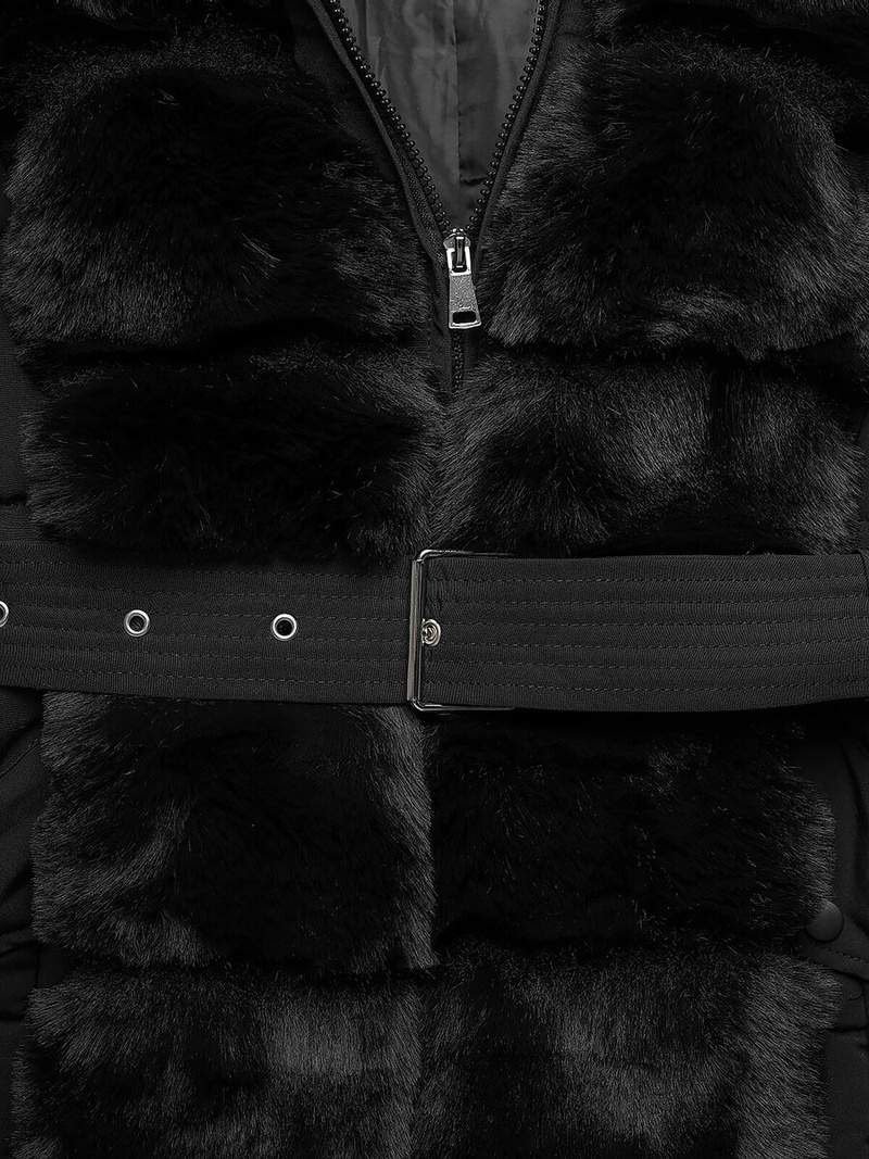 Куртка жіноча чорна OZONEE JS/11Z8096