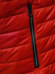 Kamizelka męska pikowana ciemno-czerwona OZONEE N/7103/5Z