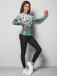 Жіночий спортивний костюм з двох частин м'ятна OZONEE O/20401Z