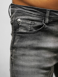 Spodnie jeansowe męskie szare OZONEE NB/MP0019G