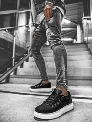 Снікерси Чорно-Бiлi OZONEE CH/021