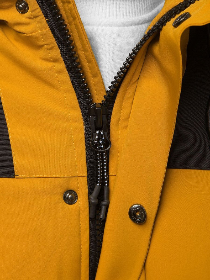 Kurtka zimowa męska camelowa OZONEE JS/J1905