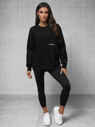Bluza oversize czarna OZONEE O/SWE23022Z