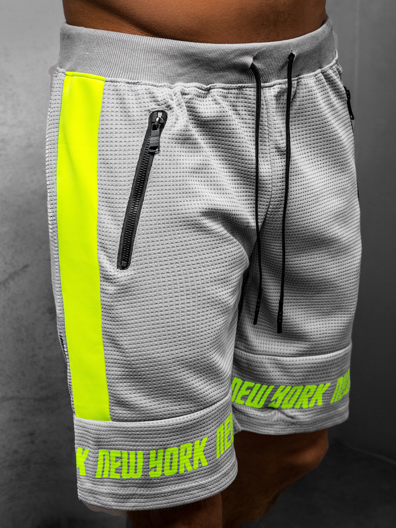 Spodenki dresowe męskie szare OZONEE JS/KS2520Z