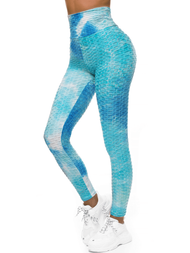 Legginsy damskie błękitne OZONEE JS/YW88030