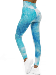 Legginsy damskie błękitne OZONEE JS/YW88030