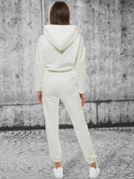 Komplet dresowy dwuczęściowy ecru OZONEE O/12108