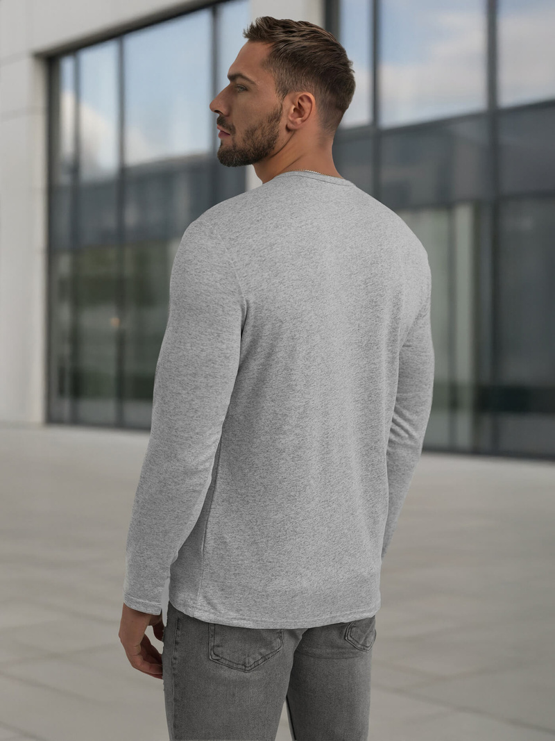 Longsleeve męski szary OZONEE JS/DB71/3