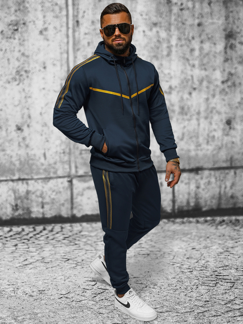 Чоловічий спортивний комплект tемно-cиня OZONEE JS/8C8117/25