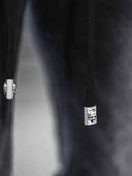 Spodnie jeansowe joggery męskie czarne OZONEE NB/MP0053/2N