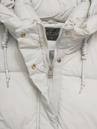 Kurtka zimowa damska pikowana szara OZONEE JS/16M9188/297