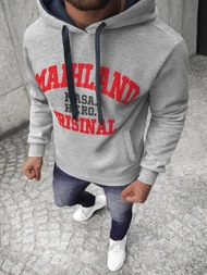 Bluza z kapturem męska szara OZONEE JS/Y10051