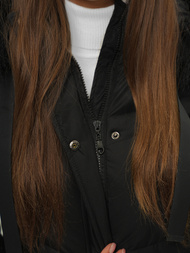 Куртка жіноча чорна OZONEE JS/M731/392