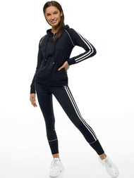 Жіночий спортивний костюм з трьох частин Чорний OZONEE JS/YW06018/1/11