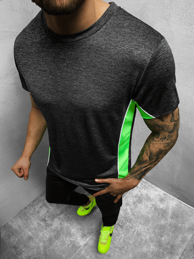 Футболка чоловіча Чорна OZONEE JS/HM072/1