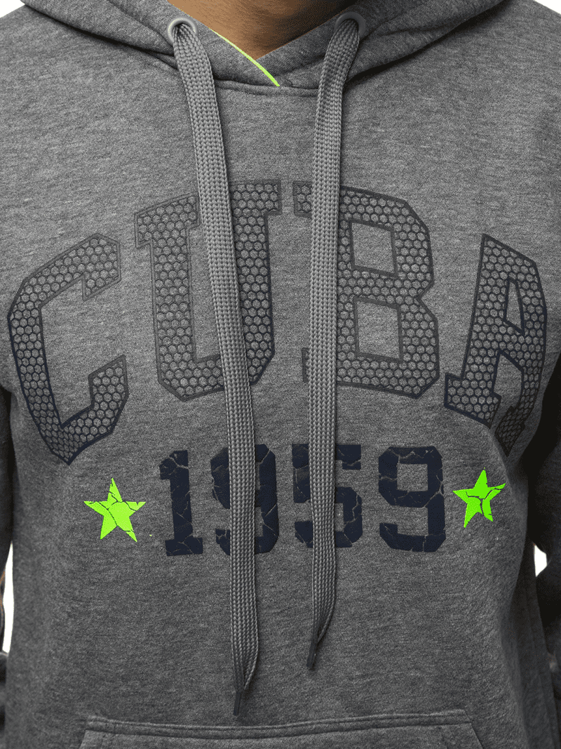 Bluza z kapturem męska grafitowa OZONEE JS/Y10023