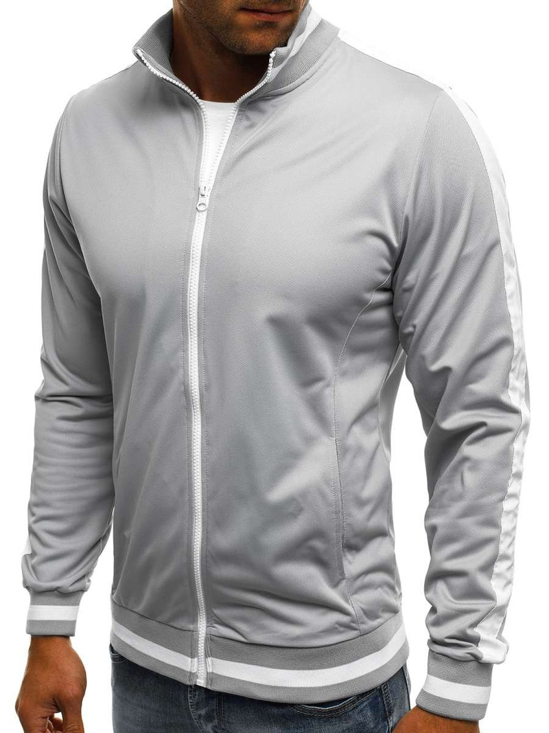 Bluza męska rozpinana szara OZONEE O/2126