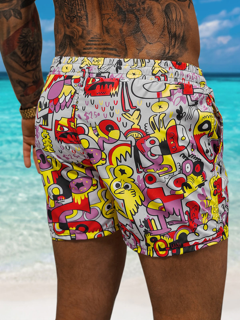 Spodenki kąpielowe męskie szare OZONEE O/22205003