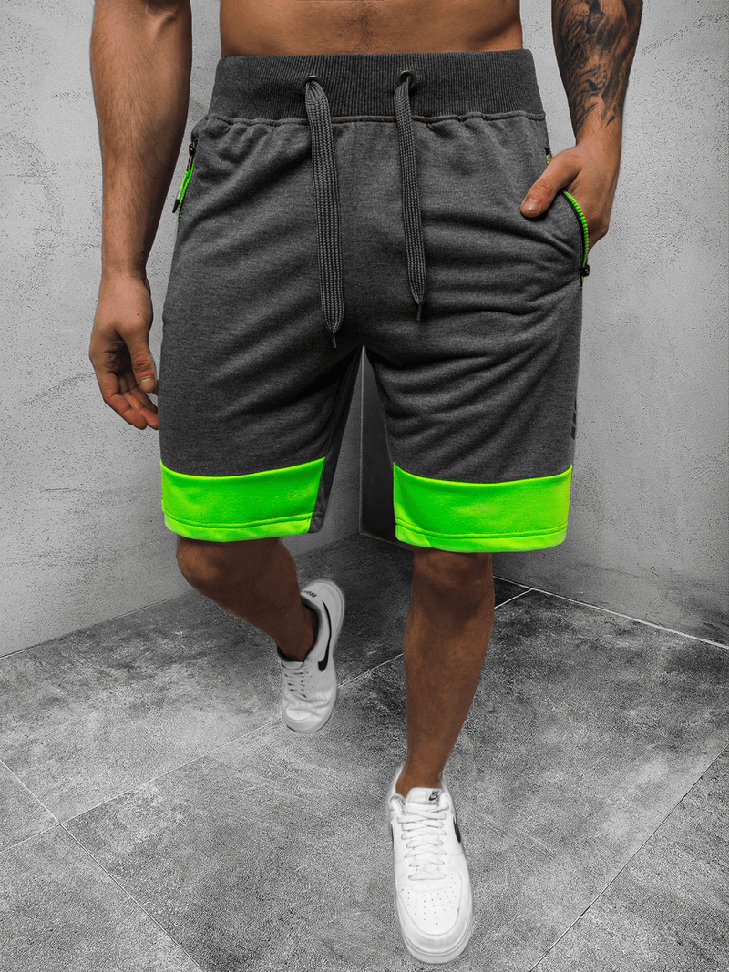 Spodenki dresowe męskie grafitowe OZONEE JS/68K10053