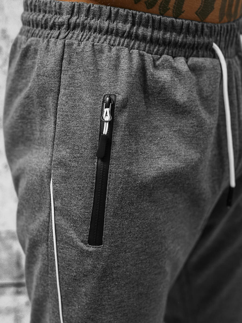 Spodnie dresowe męskie szare OZONEE JS/8K193