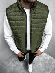 Безрукавка чоловіча Зелена OZONEE JS/MY77