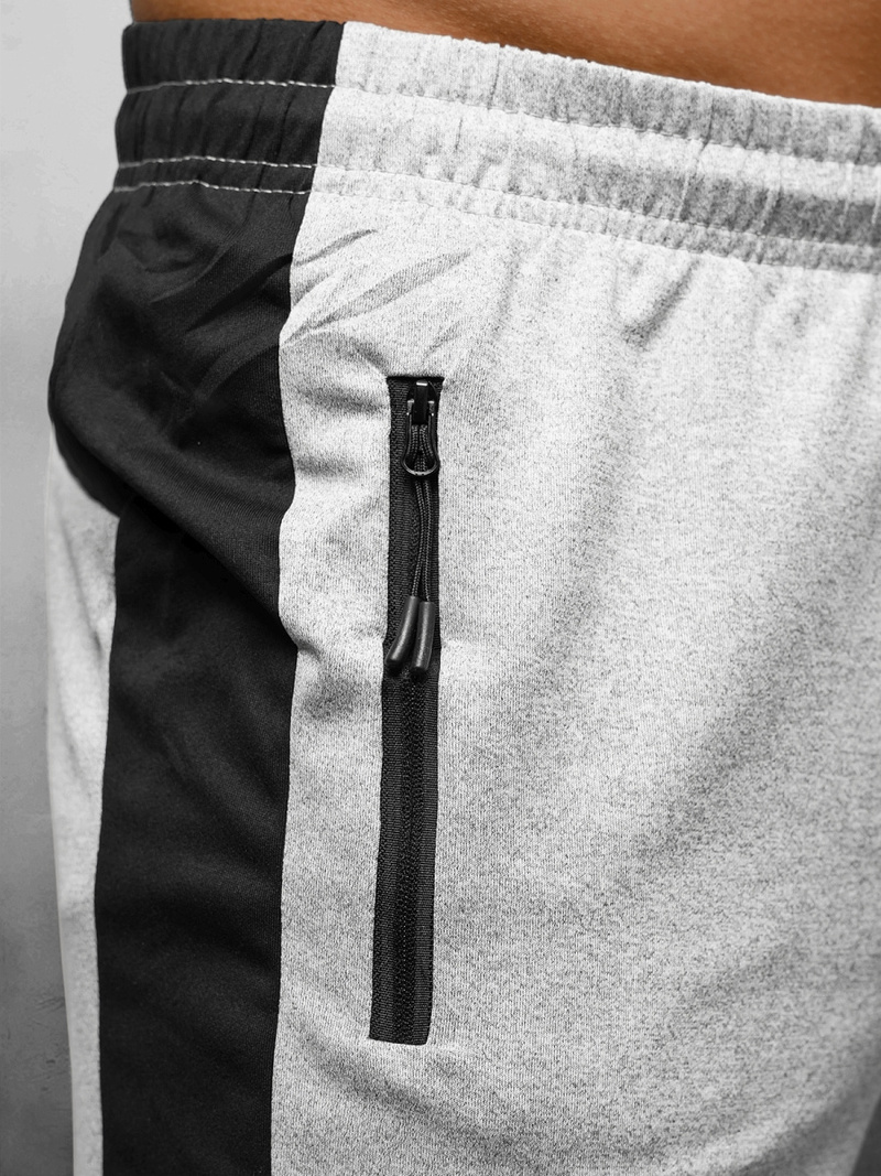 Spodenki dresowe męskie szare OZONEE JS/68025