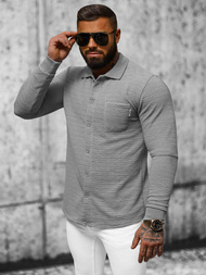 Толстовка чоловіча сірий OZONEE O/TB2262