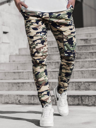 Штани чоловічі джоггери Бежевий-Камуфляж OZONEE A/1003