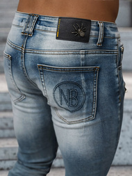 Spodnie jeansowe męskie niebieskie OZONEE NB/MP0094BSZ