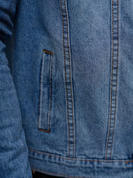 Kurtka męska jeansowa niebieska OZONEE T/7518Z