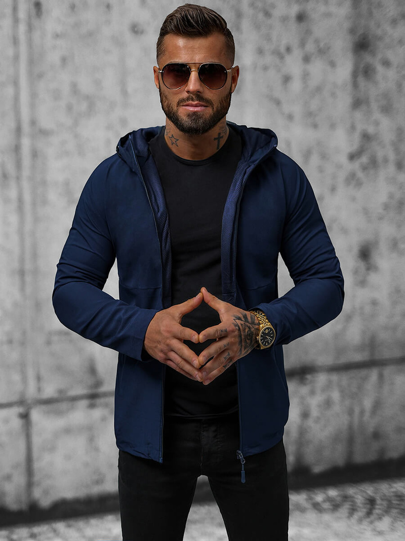 Куртка чоловіча tемно-cиня OZONEE JS/HM144/4