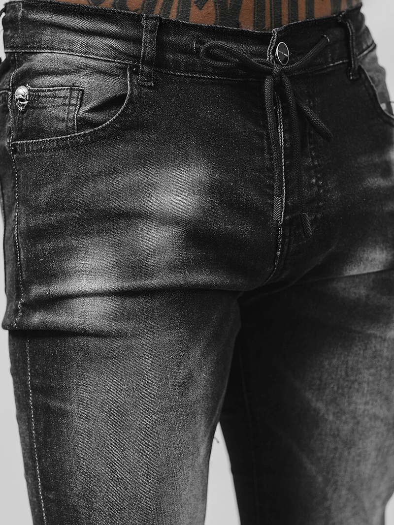 Чоловічі джинси Чорнi OZONEE NB/MP0021NZ