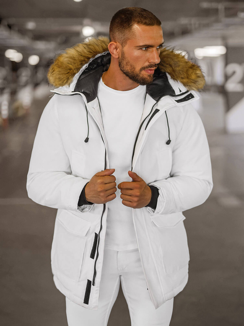 Куртка Чоловіча Бiла OZONEE JS/5M779/281Z