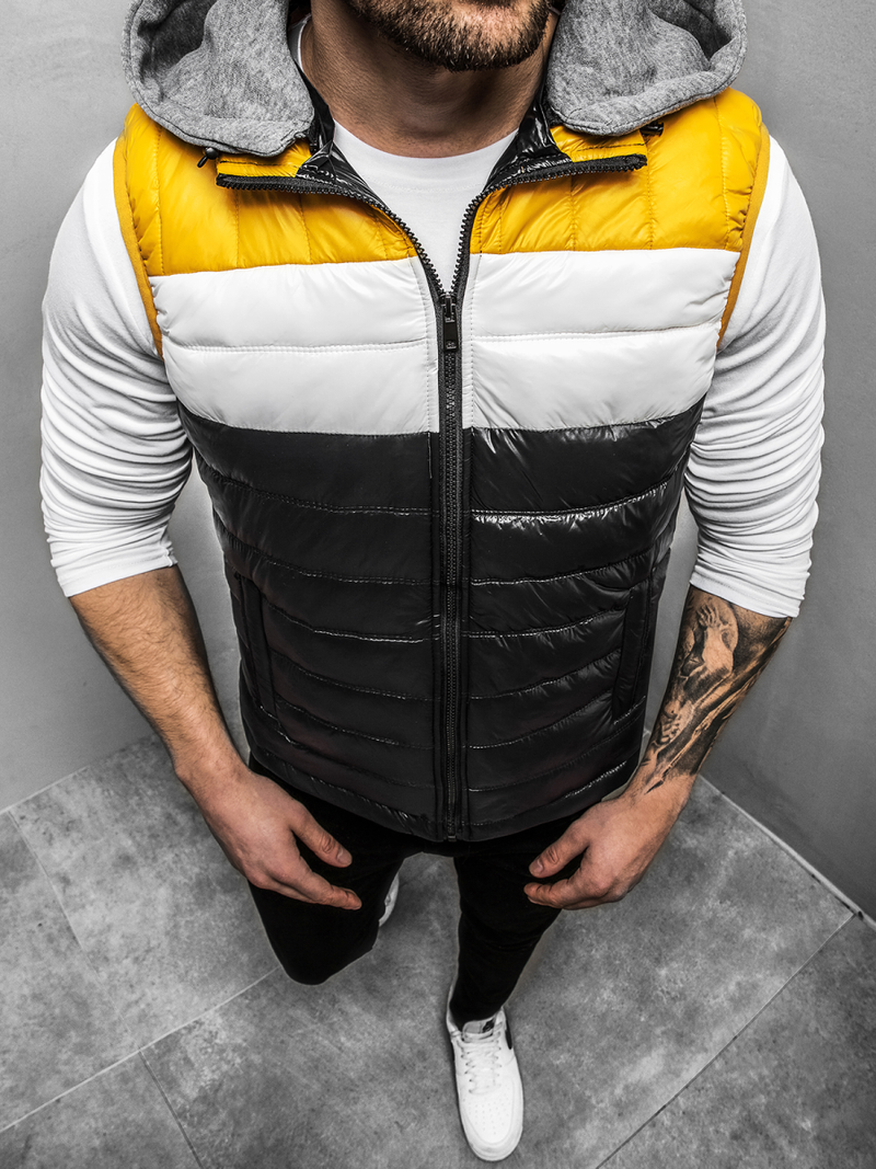 Безрукавка чоловіча Чорна OZONEE N/6105Z