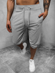 Spodenki dresowe męskie szare OZONEE JS/XW07/2