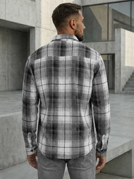 Сорочка Чоловіча Чорно-Бiла OZONEE NB/MC728N/4Z