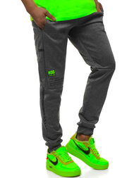 Штани спортивні чоловічі графіт JS/AM88