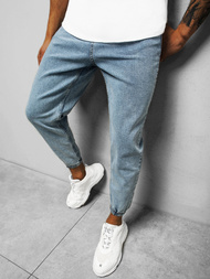 Чоловічі джинси джоггери Яскраво-Синi OZONEE DP/780